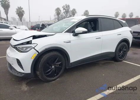 2021 Volkswagen Id.4 Pro из США, поврежденный, VIN WVGRMPE2XMP043574